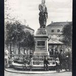 Ansichtskarte Mainz Schillerdenkmal - 1911 nach St. Gallen