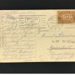 Ansichtskarte München Nornenbrunnen 1923 EF Michel Nummer 222