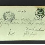 Ansichtskarte Mondscheinkarte Gruss aus Konstanz - 1898