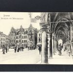 Ansichtskarte Bremen Marktplatz mit Rathaus - nicht gealufen