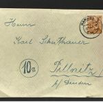 Alliierte Besetzung Einzelfrankatur Kassel 18,11,1947 nach Pillnitz