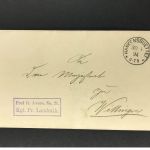Dienstsache Briefhülle Landrath Hankensbütttel 1894 nach Wittingen