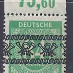 Alliierte Besetzung BiZone Michel Nr- 68 I POR ndgz postfrisch geprüft