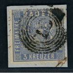 Baden Michel Nummer 10b gestempelt
