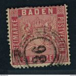 Baden Michel Nummer 12 gestempelt