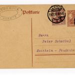 Deutsches Reich Postkarte Ganzsache + ZuF - Barmen 1920 nach Mannheim Feudenheim