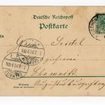 Ganzsache Dt. Reich 1897 nach Chemnitz