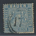 Baden Michel Nummer 10 gestempelt