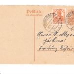 Ganzsache DR Germania P112 F gebraucht Donaueschingen - Freiburg Zähringen