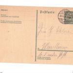 Ganzsache DR P218 gebraucht