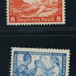 Deutsches Reich Michel Nummer 503A + 505A ungebraucht Falz