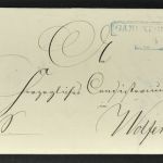Vorphila Braunschweig - Brief Gandersheim nach Wolfenbüttel 4.5.1852 + Dienstsiegel