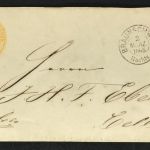 Braunschweig Ganzsache U4A Braunschweig nach Celle 1865 (Nachts)