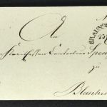 Vorphila Braunschweig - Dienstbrief Braunschweig n. Blankenburg