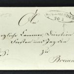 Braunschweig / Holzminden Schnallenstempel Dienstbrief nach Braunschweig 1850