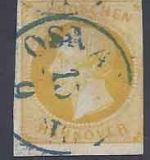 Hannover Michel Nummer 16a gestempelt geprüft