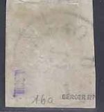 Hannover Michel Nummer 16a gestempelt geprüft