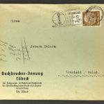 Dt. Reich Mi. Nr. 513 WOR als Einzelfrankatur Lübeck nach Neustadt