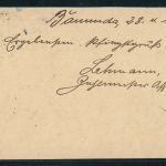 Ganzsache Dt. Reich P67A als Rückläufer aus Kamerun Bamenda 1906