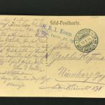 Feldpostkarte Livorius Quelle - Bayerische Landwehr Division 1916