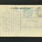 Feldpostkarte Lille gelaufen als Feldpost Borkum 1917