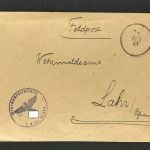 Dt. Reich Feldpost Beleg 7.2.1941, Feldpost Nr. 29869 an Werhmeldeamt Lahn