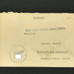 Dt. Reich Feldpost durch Dienstpost Böhmen / Mähren Frankstadt n. Stuttgart