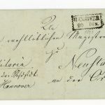 Hannover - Vorphilatelie ca. 1823 "Militaria" nach Neustadt