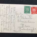 AK Berlin Potsdamer Brücke Bahnpost 1925 n. Bern