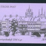 DDR Markenheftchen Michel Nummer 10 gestempelt - vollständig