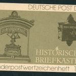 DDR Sonder Markenheftchen Michel Nummer SMHD22a postfrisch mit Mi.Nr. 2924