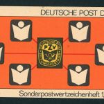 DDR Sonder Markenheftchen Michel Nummer SMHD24a postfrisch mit Mi.Nr. 2910