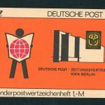 DDR Sonder Markenheftchen Michel Nummer SMHD24a postfrisch mit Mi.Nr. 2910