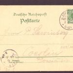 Deutsches Reich Ansichtskarte Industrie und Gewerbe Ausstellung Strassbourg 1895