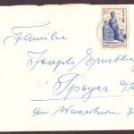 Saar Brief mit Michel Nummer 295 St. Ingbert nach Speyer 1950