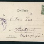 Ansichtskarte Gruss aus Stuttgart , Residenzschloss, Eugens-Brunnen 1898