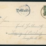 Ansichtskarte Gruss vom Cafe Restaurant Bachner Stuttgart 1901