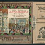 Ansichtskarte Hotel Restaurant Schwabenbräu - mechanische Karte Stuttgart