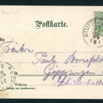 Ansichtskarte Schwabenbräu Bierhalle Stuttgart 1904