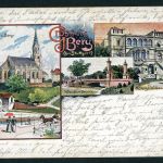 Ansichtskarte Gruss aus Berg bei Stuttgart 1900