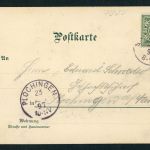 Ansichtskarte Stuttgart Deutsche Fachausstellung Hotel und Wirtschaftswesen 1897