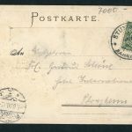 Ansichtskarte Stuttgart Wappen Prägekarte Hotel Dierlamm 1900