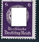 Deutsches Reich Dienstmarke Michel Nummer 169b gestempelt