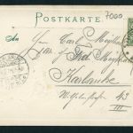 Ansichtskarte Stuttgart Hotel Victoria Prägekarte 1909