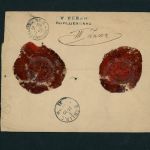 Tschechien / Böhmen Wertbrief Schlukenau Šluknov nach Berlin 1888