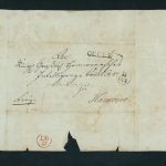 Vorphila Briefhülle Hannover n. Neuhaus Doppelverwendung Celle - Hannover