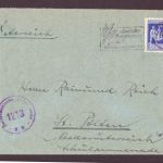All. Besetzung BiZone Brief - Zensur - nach Österreich ( St. Pölten ) mit SST Karlsruhe 1948