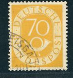 Bund Posthorn Michel Nr. 136 gestempelt