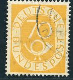 Bund Posthorn Michel Nr. 136 gestempelt