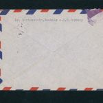 Bund Heuss Mi.Nr. 190 Einzelfrankatur Luftpostbrief Seeheim n. Washington